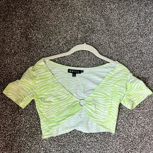 Motel Rocks printed crop top